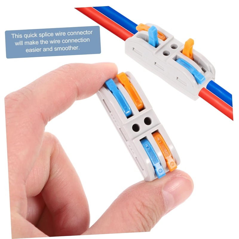 10Pcs Quick Splice Wire Connectors Kit for Home Automotive Easy Plug Play Compact Design - Image 3